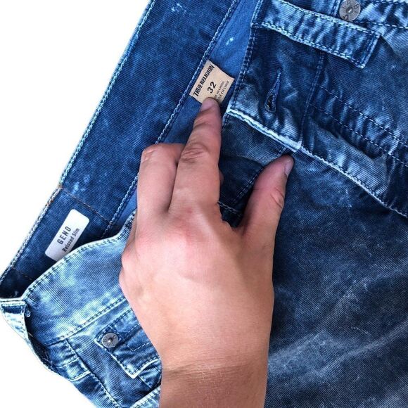 True Religion Jeans Size 32 GENO FLAP T Blue - Picture 9 of 9